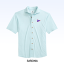 JOHNNIE-O BRECK SOLID KNIT SHORT SLEEVE BUTTON DOWN