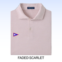 PETER MILLAR ALBATROSS STRIPE COTTON-BLEND PIQUÉ POLO