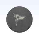 SET OF 4 SLATE COASTERS - 4"
